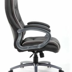 Кресло офисное BRABIX PREMIUM "Strong HD-009" (экокожа черная, ткань серая) 531945 в Когалыме - kogalym.mebel24.online | фото 3