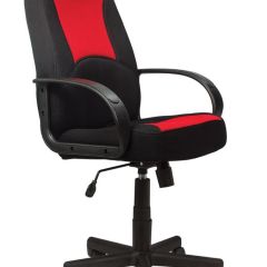 Кресло офисное BRABIX "City EX-512", ткань черная/красная, TW, 531408 в Когалыме - kogalym.mebel24.online | фото