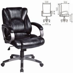 Кресло офисное BRABIX "Eldorado EX-504", экокожа, черное, 530874 в Когалыме - kogalym.mebel24.online | фото 3