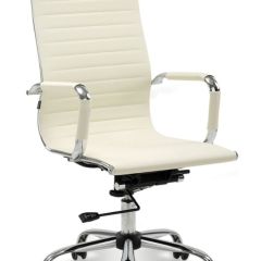 Кресло офисное BRABIX "Energy EX-509" (экокожа, хром, бежевое) 531166 в Когалыме - kogalym.mebel24.online | фото 1