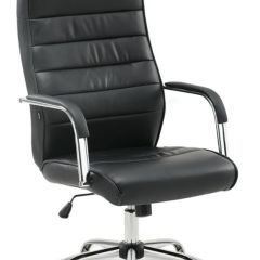 Кресло офисное BRABIX "Stark EX-547" (экокожа, хром, черное) 531948 в Когалыме - kogalym.mebel24.online | фото