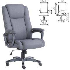 Кресло офисное BRABIX "Solid HD-005" (ткань/серое) 531823 в Когалыме - kogalym.mebel24.online | фото