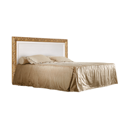 Кровать 2-х спальная (1,4 м) Тиффани штрих-лак/золото с подъемным механизмом (ТФКР140-2[7]) в Когалыме - kogalym.mebel24.online | фото 1