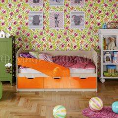 Кровать Бабочки (Оранжевый металлик) 1800 в Когалыме - kogalym.mebel24.online | фото