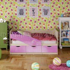 Кровать Бабочки (Сиреневый металлик) 1600 в Когалыме - kogalym.mebel24.online | фото