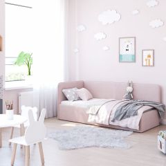 Кровать-диван Leonardo 160*70 (Розовый) в Когалыме - kogalym.mebel24.online | фото 6