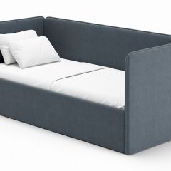 Кровать-диван Leonardo 160*70 (Серый) + боковина в Когалыме - kogalym.mebel24.online | фото 1