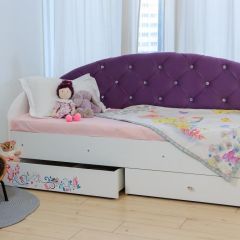 Кровать Эльза (без бортика) на щитах в Когалыме - kogalym.mebel24.online | фото