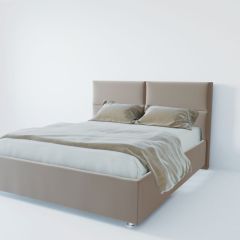 Кровать Корсика с ПМ 800 (велюр светло-серый) в Когалыме - kogalym.mebel24.online | фото 2