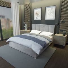 Кровать Мерида Решетка+ПМ (1600) *БЕЗ ДНА в Когалыме - kogalym.mebel24.online | фото
