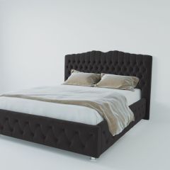 Кровать Нягань с ПМ 1200 (экокожа кольт ч) в Когалыме - kogalym.mebel24.online | фото 2