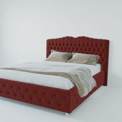 Кровать Нягань с ПМ 900 (велюр бордо) в Когалыме - kogalym.mebel24.online | фото 2