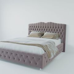 Кровать Нягань с ПМ 900 (велюр темно-серый) в Когалыме - kogalym.mebel24.online | фото 2