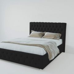 Кровать Версаль 1400 без основания (экокожа кольт ч) в Когалыме - kogalym.mebel24.online | фото