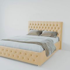 Кровать Версаль 1800 без основания (экокожа бежевый) в Когалыме - kogalym.mebel24.online | фото