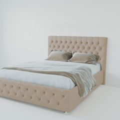 Кровать Версаль 1600 без основания (велюр светло серый) в Когалыме - kogalym.mebel24.online | фото