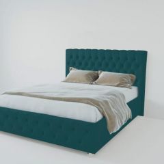 Кровать Версаль 1800 без основания (велюр бирюзовый) в Когалыме - kogalym.mebel24.online | фото