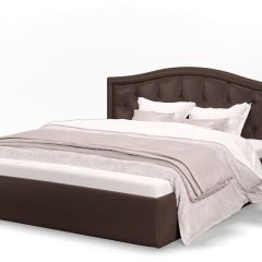 Кровать Стелла 1200 + Основание (Лесмо brown) коричневый в Когалыме - kogalym.mebel24.online | фото