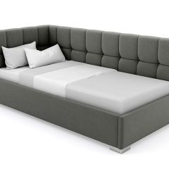 Кровать угловая Мия интерьерная +основание (80х200) в Когалыме - kogalym.mebel24.online | фото 4