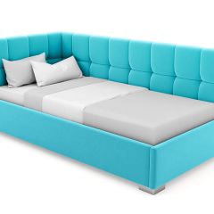 Кровать угловая Мия интерьерная +основание (80х200) в Когалыме - kogalym.mebel24.online | фото 7