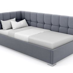 Кровать угловая Мия интерьерная +основание (80х200) в Когалыме - kogalym.mebel24.online | фото 8