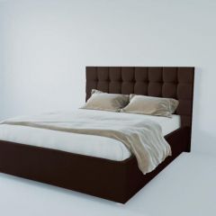 Кровать Венеция без основания 900 (экокожа коричневая) в Когалыме - kogalym.mebel24.online | фото