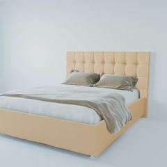 Кровать Венеция с ПМ 1600 (экокожа бежевая) в Когалыме - kogalym.mebel24.online | фото 2