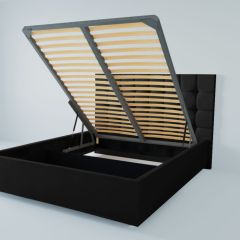 Кровать Венеция с ПМ 2000 (экокожа кольт ч) в Когалыме - kogalym.mebel24.online | фото
