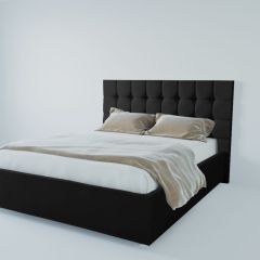 Кровать Венеция с ПМ 900 (экокожа кольт ч) в Когалыме - kogalym.mebel24.online | фото 2