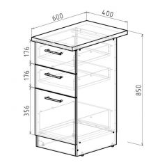 Кухонный гарнитур Лоретта люкс 3000 мм в Когалыме - kogalym.mebel24.online | фото 20