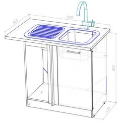 Кухонный гарнитур Ноктюрн мега прайм 1500х2700 мм в Когалыме - kogalym.mebel24.online | фото 19