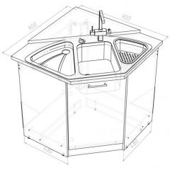 Кухонный гарнитур Паола оптима 1500х1800 мм в Когалыме - kogalym.mebel24.online | фото 19