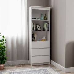 МОРИ МСТ 600.3 Стеллаж (белый) в Когалыме - kogalym.mebel24.online | фото