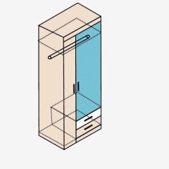 НИКА Н10з Шкаф для одежды в Когалыме - kogalym.mebel24.online | фото 4