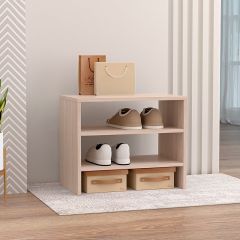 Обувница открытая 550 (ЛДСП Ясень светлый) в Когалыме - kogalym.mebel24.online | фото