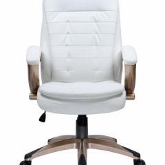 Офисное кресло для руководителей DOBRIN DONALD LMR-106B белый в Когалыме - kogalym.mebel24.online | фото 1