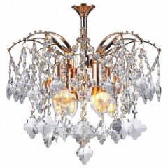 Подвесная люстра Natali Kovaltseva Morgana MORGANA 81426/4C GOLD в Когалыме - kogalym.mebel24.online | фото