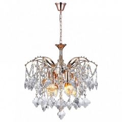 Подвесная люстра Natali Kovaltseva Morgana MORGANA 81426/4C GOLD в Когалыме - kogalym.mebel24.online | фото 2