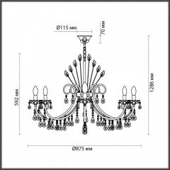 Подвесная люстра Odeon Light Versia 4977/10 в Когалыме - kogalym.mebel24.online | фото 5