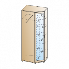 Прихожая Мелисса композиция 10 (Ясень Асахи) в Когалыме - kogalym.mebel24.online | фото 6