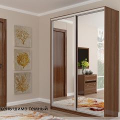 Шкаф №2 1.2-2 Оптима 2300х1204х572 (фасад 2 зеркала) в Когалыме - kogalym.mebel24.online | фото