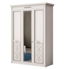 Шкаф 3-дверный со стеклом №453 Адель в Когалыме - kogalym.mebel24.online | фото 1