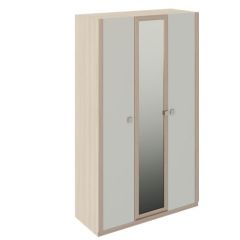 Шкаф 3 двери Глэдис М23 (ЯШС/Белый) в Когалыме - kogalym.mebel24.online | фото