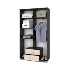 КАРИНА Шкаф 4-х дверный К43 в Когалыме - kogalym.mebel24.online | фото 4