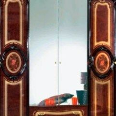 Шкаф 4-х дверный с зеркалами (01.144) Роза (могано) в Когалыме - kogalym.mebel24.online | фото