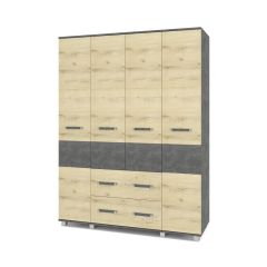 ВИОРА Шкаф 4-х дверный В43 в Когалыме - kogalym.mebel24.online | фото 5