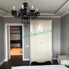 Шкаф для одежды Луиза (ММ-227-01/02Б) в Когалыме - kogalym.mebel24.online | фото 2