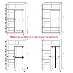 Шкаф-купе 1400 серии SOFT D1+D3+B2+PL1 (2 ящика+1штанга) профиль «Графит» в Когалыме - kogalym.mebel24.online | фото 7