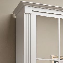Шкаф-купе 1500 серии NEW CLASSIC K4+K4+B2+PL4 (2 ящика+F обр. штанга) профиль «Капучино» в Когалыме - kogalym.mebel24.online | фото 4