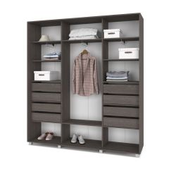 МАРТИН Шкаф-купе Анкор темный (2200*450) М421 в Когалыме - kogalym.mebel24.online | фото 4